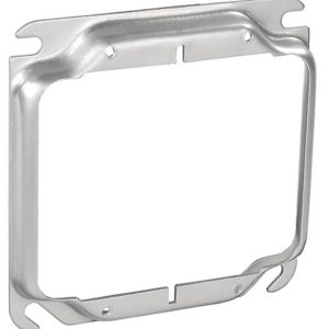 Garvin Southwire 4 Square Two Gang Device Ring 1/2 Inch Raised (52C17)