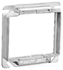Garvin Southwire 4 Square Two Gang Device Ring Welded 1/2 Inch Raised (52C17SQ)