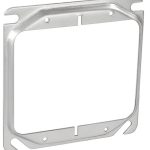 Garvin Southwire 4 Square Two Gang Device Ring 1/4 Inch Raised (52C20)