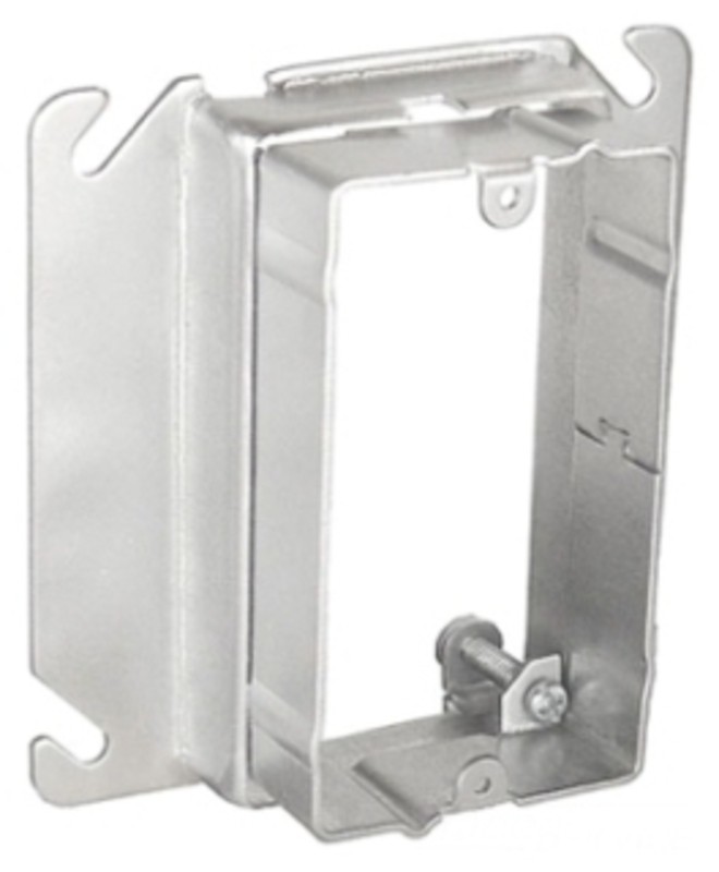 Garvin Southwire 4 Square One Gang Adjustable Depth Device Ring 5/8 To 1-1/4 Inch Raised (AMR158)