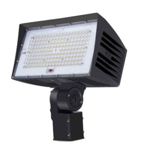 MaxLite FML120UW-40BSKPR7 FLOODMAX LARGE: 120W 120-277V WIDE 4000K BRONZE W/ SLIPFITTER KNUCKLE MOUNT AND 7-PIN RECEPTACLE