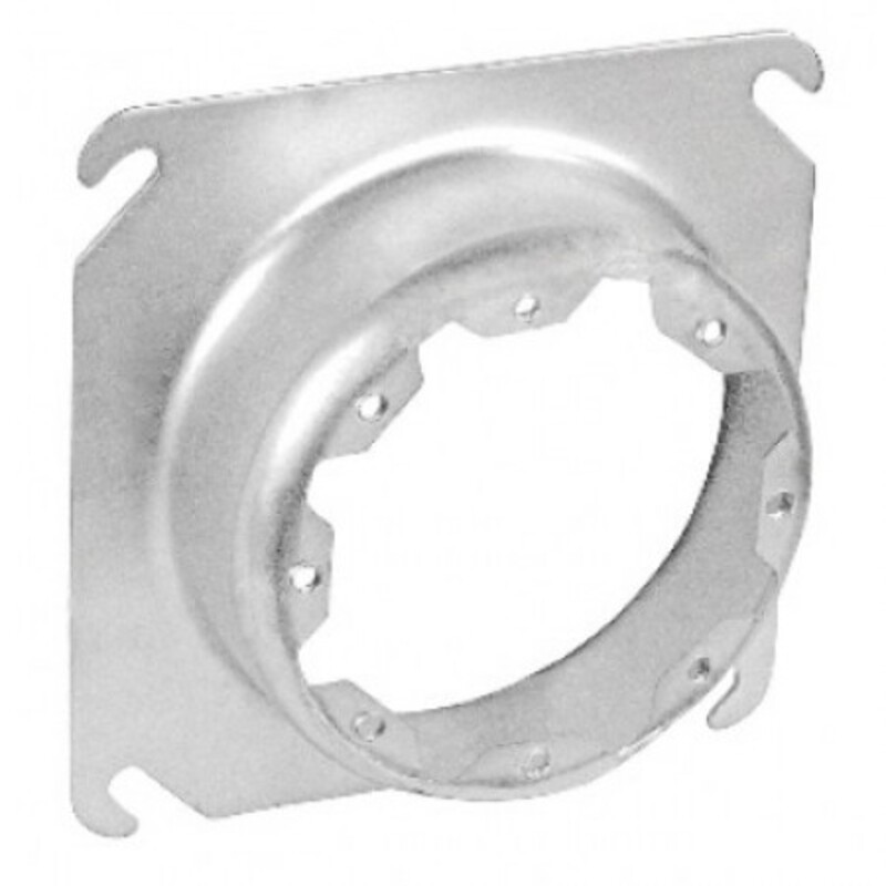Garvin Southwire 4 Square To Round Device Ring 1-1/4 Inch Raised Dual Direction 8-32 Device Mounting TABS (EXR-1-1/4)