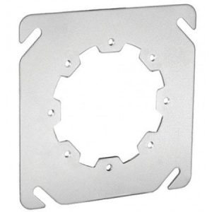Garvin Southwire 4 Square To Round Device Ring Flat Dual Direction 8-32 Device Mounting TABS (EXR-F)