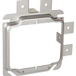 Garvin Southwire 4 Square Raised Two Gang Prefab Box Mount Device Ring For 3/4 Inch Dry Wall (SLR-275)