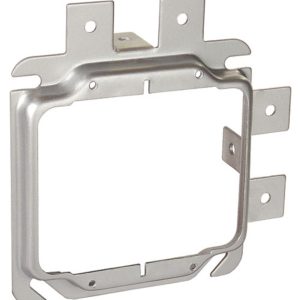 Garvin Southwire 4 Square Raised Two Gang Prefab Box Mount Device Ring For 3/4 Inch Dry Wall (SLR-275)