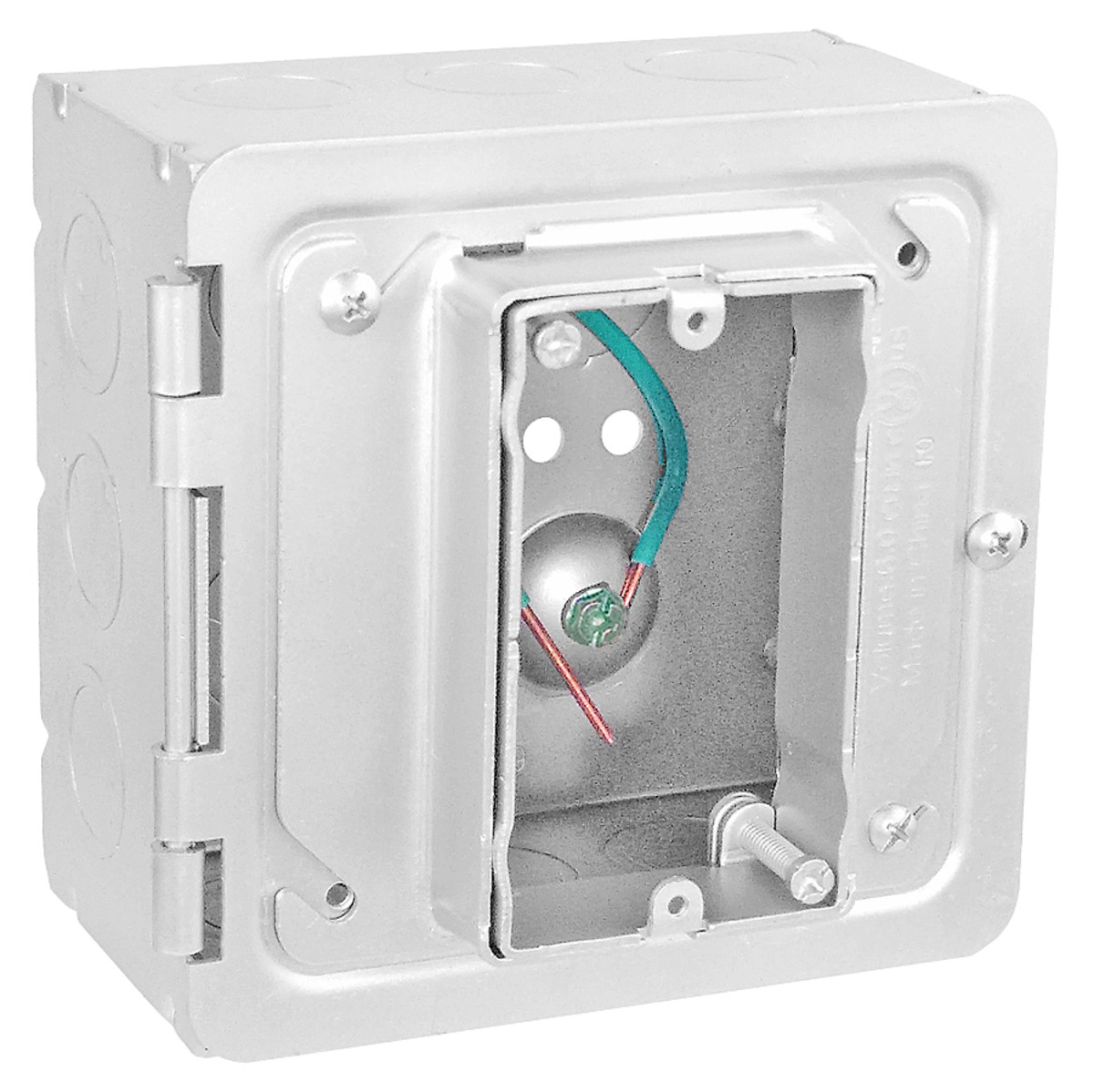 Garvin Southwire 4 Inch Square Device Ring 1 Gang (SW-AMR1)