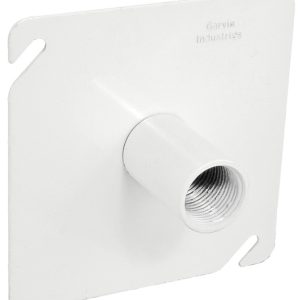 Garvin Southwire 4 Square Stationary Fixture Hanger For 1-1/4 Inch Threaded Conduit White (52C125-WH)