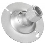 Garvin Southwire 4 Inch Round Swivel Fixture Hanger Cover With 1/2 Inch Pipe For Round/Octagon Box And Ring (SC-50R)
