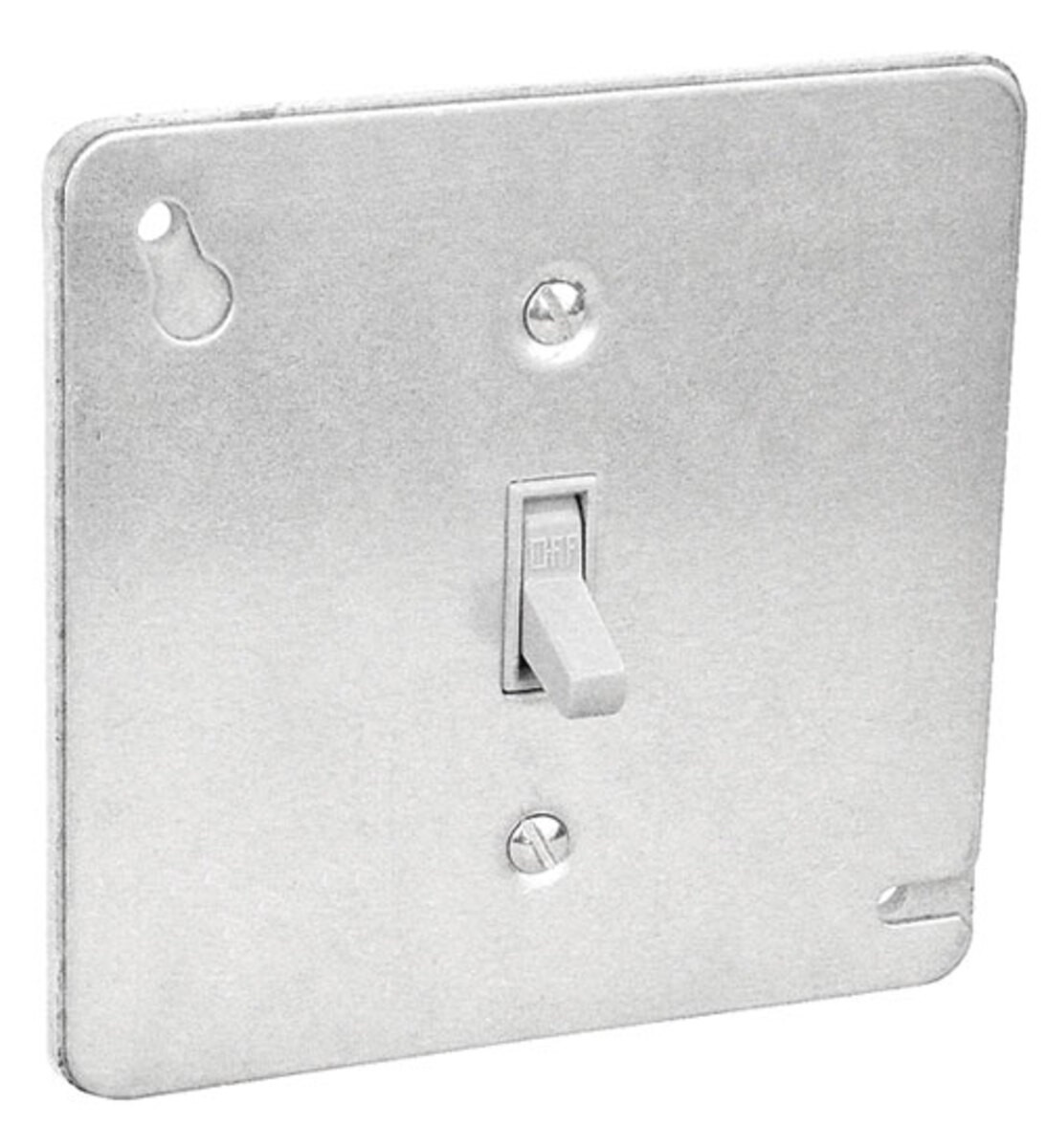Garvin Southwire 4 Square Cover With 15 Amp Toggle Switch Installed (52C1-TOG)