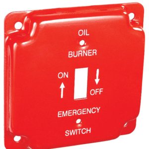 Garvin Southwire 4 Inch Square Emergency On/Off Toggle Switch Cover For Oil Powered Applications (BPO-1935)