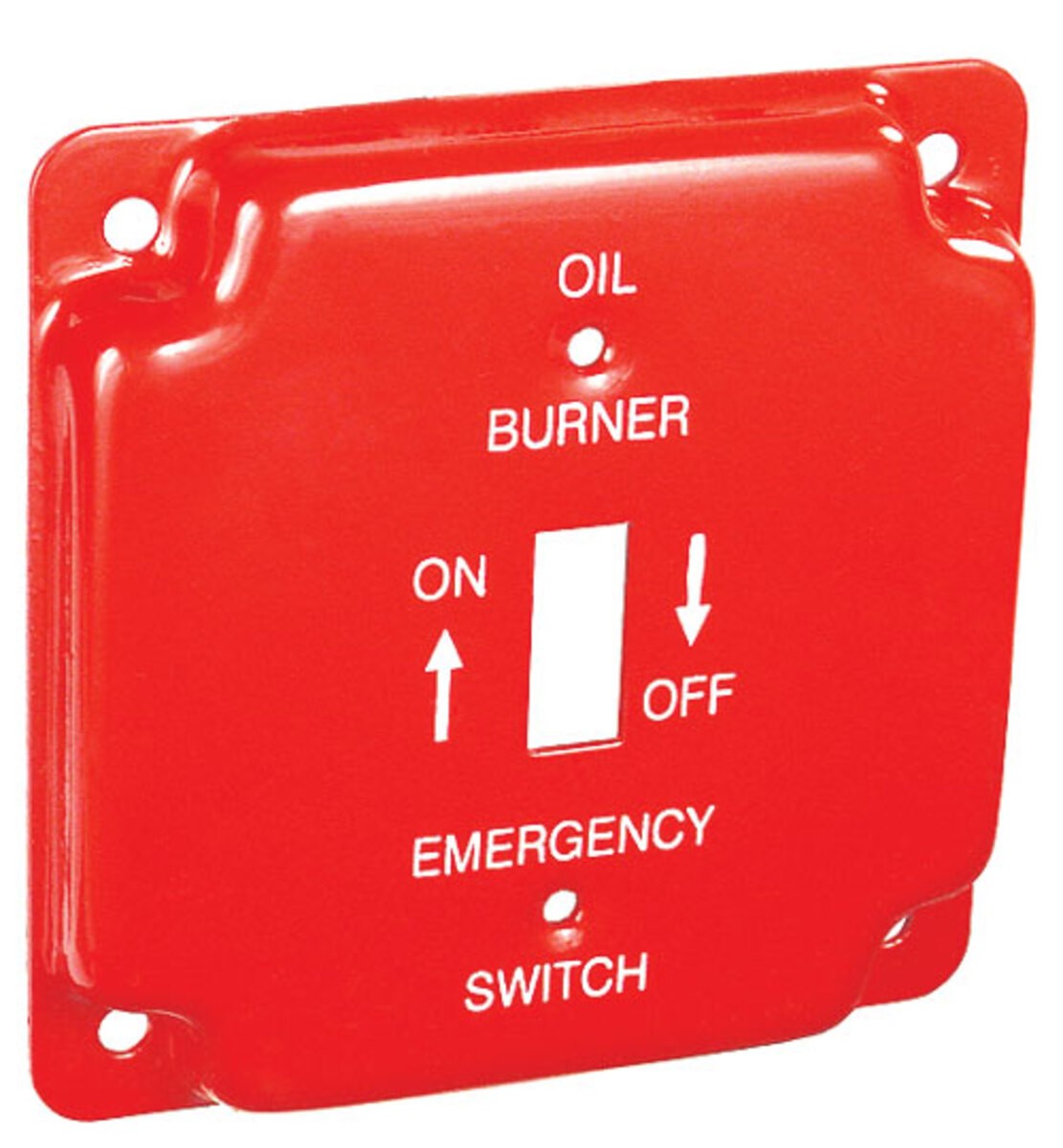 Garvin Southwire 4 Inch Square Emergency On/Off Toggle Switch Cover For Oil Powered Applications (BPO-1935)