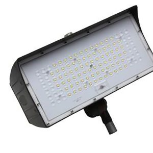 MaxLite FMM50UN-40BKTPC FLOODMAX MEDIUM: 50W 120-277V NARROW 4000K BRONZE W/ 1/2" THREAD KNUCKLE MOUNT AND BUTTON PHOTOCELL