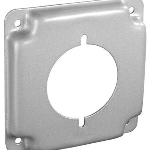 Garvin Southwire 4 Inch Square 1/2 Inch Raised 30-50 Amp Receptacle 2.141 Inch Industrial Surface Cover (G1934)