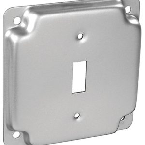 Garvin Southwire 4 Inch Square 1/2 Inch Raised Toggle Switch Industrial Surface Cover (G1935)