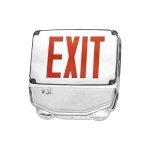 Profusion LED CWLEZXTEU1RW Single Face, Red Letters, Wet Location Polycarbonate LED Combo
