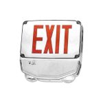 Profusion LED CWLEZXTEU1RW-SDT Single Face, Red Letters, Self Diagnostics Wet Location Polycarbonate LED Combo