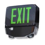 Profusion LED CWLEZXTEU1GB-SDT Single Face, Green Letters, Self Diagnostics Wet Location Polycarbonate LED Combo