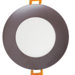 Westgate RSL6-MCT5-ORB Manufacturing 6 Inch Round LED Ultra Slim Recessed Light Multi Color CCT