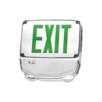 Profusion LED CWLEZXTEU2GW-TP Double Face, Green Letters, Tamper-Proof Wet Location Polycarbonate LED Combo