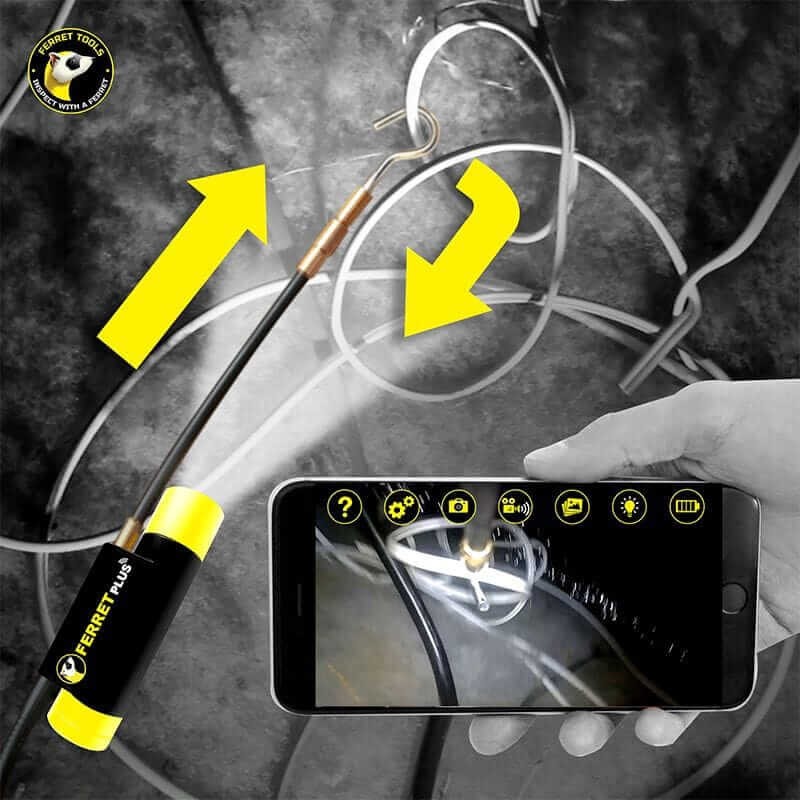 Ferret Tools CFWF50P Wireless Inspection Camera & Camera Pulling Tool
