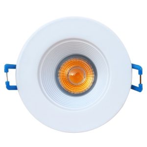 Westgate RDL2S-BF-MCT-WH Manufacturing 2 Inch LED Round Recessed Baffle Light With External Junction Box White 8W CCT 90 CRI