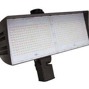 MaxLite FMX310UW-50BSKPR7 FLOODMAX XLARGE: 310W 120-277V WIDE 5000K BRONZE W/ SLIPFITTER KNUCKLE MOUNT AND 7-PIN RECEPTACLE