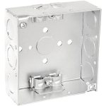 Garvin Southwire 4 Square Junction Box 2-1/8 Inch Deep (4) Non-Metallic Cable Connection Points (52171-R)