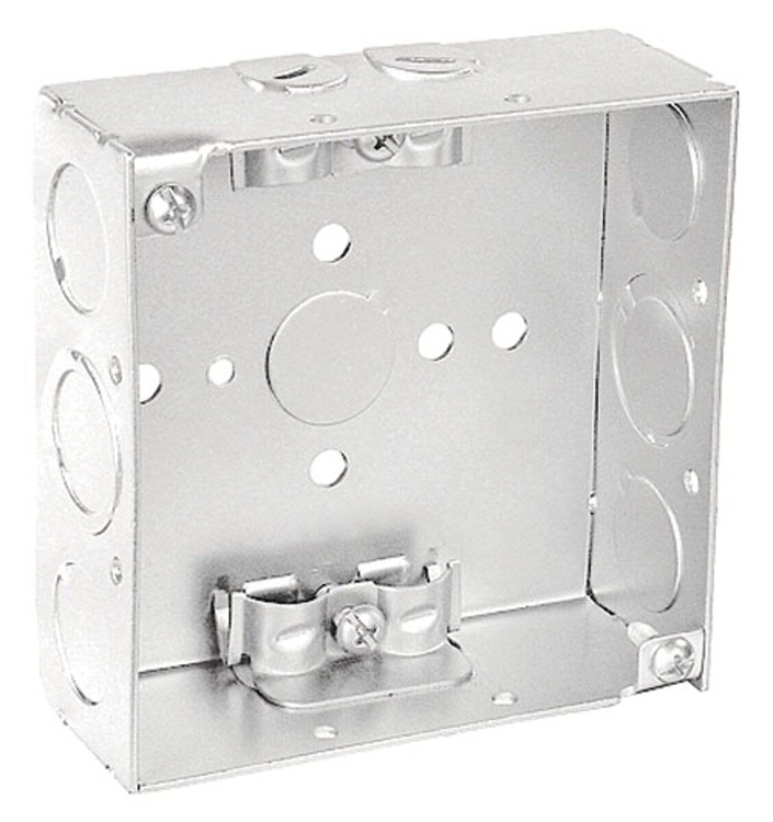 Garvin Southwire 4 Square Junction Box 2-1/8 Inch Deep (4) Non-Metallic Cable Connection Points (52171-R)