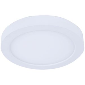 Westgate FMLE-R7-MCT5-E26 Builder Series 7 Inch LED Composite Flush Mount 14W CCT Selectable 1100Lm 120V E26 Triac White