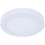 Westgate FMLE-R12-MCT5 Builder Series 12 Inch LED Composite Flush Mount 21W CCT Selectable 1500Lm 120V Triac White