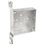Garvin Southwire 4 Square Junction Box 1-1/2 Inch Deep (6) 1/2 Inch And (6) Combination Side Knockouts Vertical (52151-SWB)