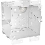 Garvin Southwire 4 Square Cut In Old Work Junction Box 2-1/8 Inch Deep (52171-OW)