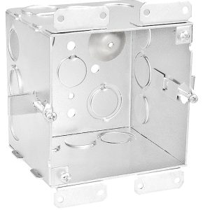Garvin Southwire 4 Square Cut In Old Work Junction Box 2-1/8 Inch Deep (52171-OW)