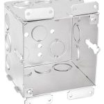 Garvin Southwire 4 Square Junction Box For Cut In Old Work 4 Inch Deep (52191-OW)