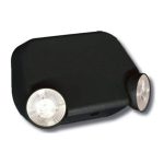 Profusion LED E-1B-HL-V2 Black LED High Lumen Low Profile Thermoplastic Emergency Light