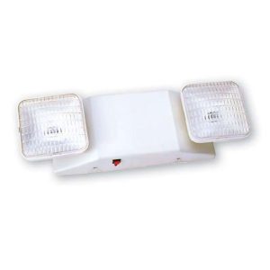 Profusion LED R-1-HTR White Incandescent Thermoplastic Emergency Unit w/ Internal Heater