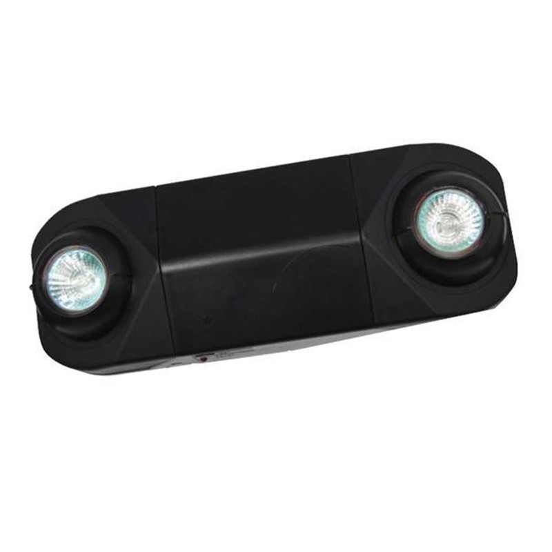 Profusion LED RMR-16B-LED Black MR-16 LED Semi-Recessed Thermoplastic Emergency Unit