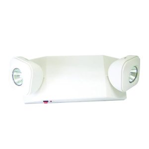 Profusion LED R-16-HO White MR-16 Semi-Recessed Thermoplastic Emergency Unit