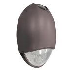 Profusion LED DBEL-ACEM-HL-BR-SDT-PC-CW Dark Bronze LED Cold Weather Decorative Outdoor Die-Cast AC/Emergency Unit