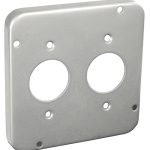Garvin Southwire 4-11/16 Industrial Surface Cover 1/2 Inch Raised Duplex Receptacle 1.406 (72C37)