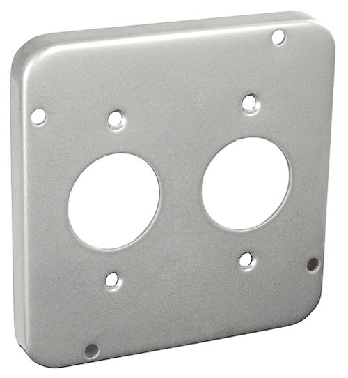 Garvin Southwire 4-11/16 Industrial Surface Cover 1/2 Inch Raised Duplex Receptacle 1.406 (72C37)