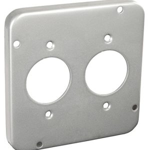 Garvin Southwire 4-11/16 Industrial Surface Cover 1/2 Inch Raised Duplex Receptacle 1.62 (72C40)
