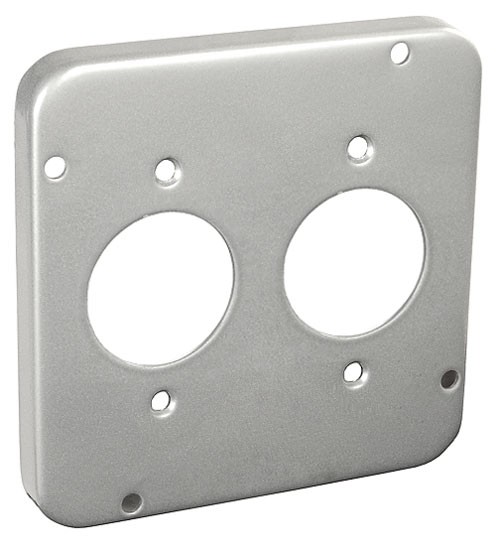 Garvin Southwire 4-11/16 Industrial Surface Cover 1/2 Inch Raised Duplex Receptacle 1.62 (72C40)