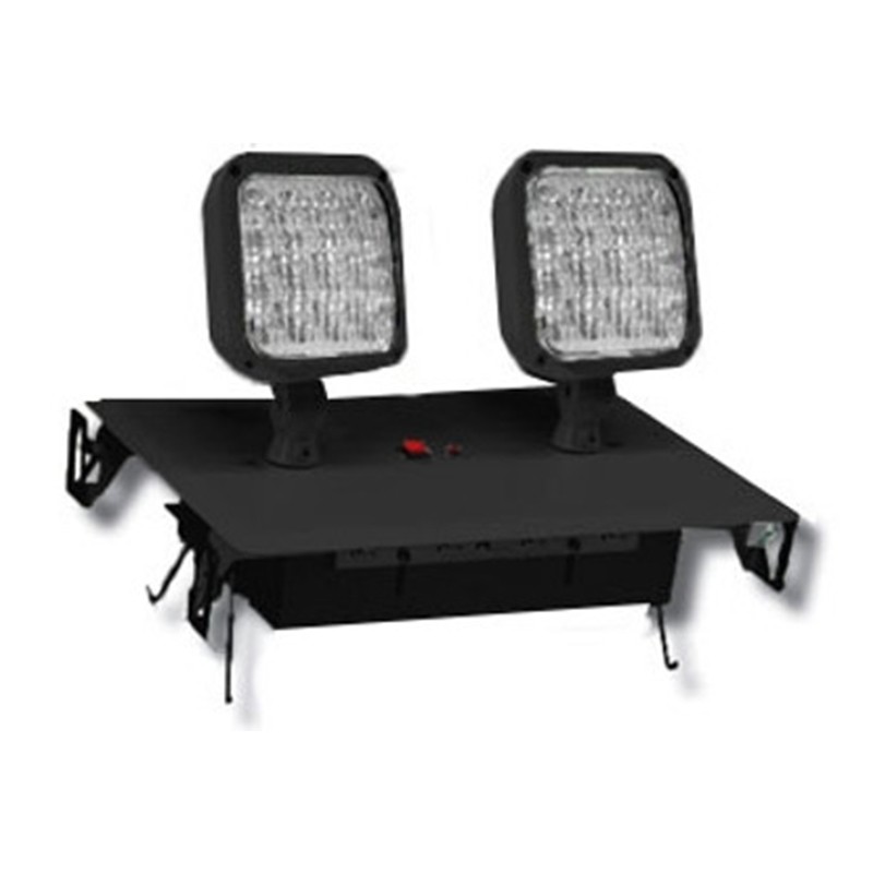 Profusion LED LED-R-7B Black LED Recessed Steel Emergency Unit