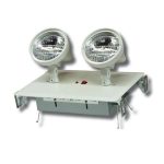 Profusion LED R-7B Black Incandescent Recessed Steel Emergency Unit