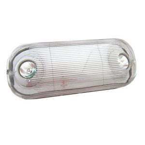 Profusion LED RMR-16-WP-PLED Gray MR-16 LED Wet Location Semi-Recessed Thermoplastic Emergency Unit