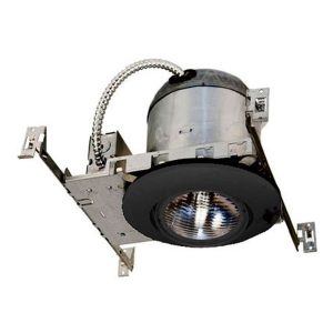 Profusion LED EMRL-1-BLK-GIMBAL-LED Black LED Adjustable Gimbal Recessed Downlight Emergency Unit