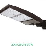 MaxLite M320H4W-CSBVCR M SERIES 320W, 277-480V, TYPE 4W, CCT SELECT 3/4/5K, BRONZE, VARIABLE WALL, C-MAX COMPATIBLE