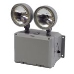 Profusion LED TFX-2-RC Gray Incandescent Wet Location Recessed Steel Emergency Unit w/ Remote Capacity