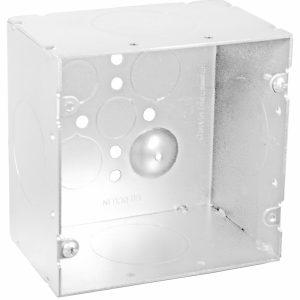 Garvin Southwire 4-11/16 Welded Junction Box 3 Inch Deep 1-1/2 Inch Knockouts (72181-1-1/2)